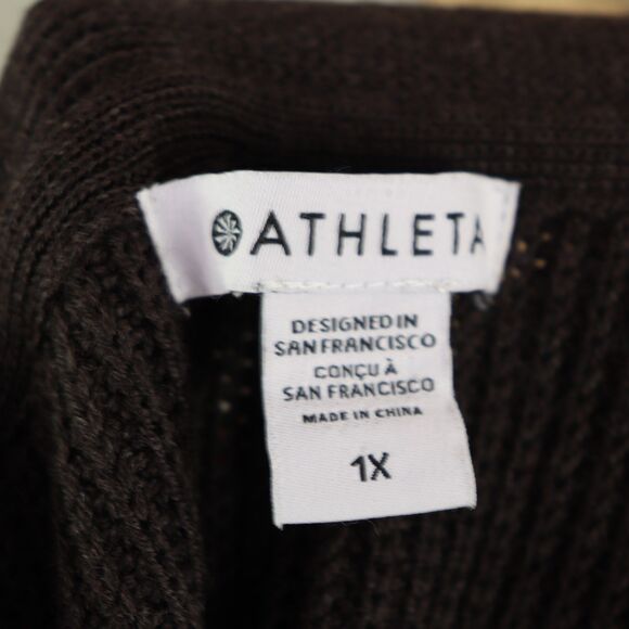 Athleta Scenic Wrap Long Sweater Cardigan 1X - Picture 8 of 9